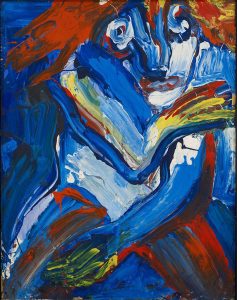 Kerstin, 1985, Acrylic, 146 x 114 cm