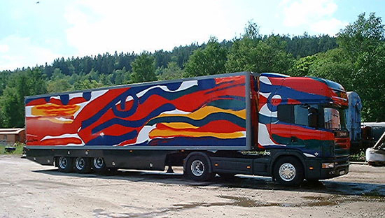 The truck, Scania, Sweden, 2000